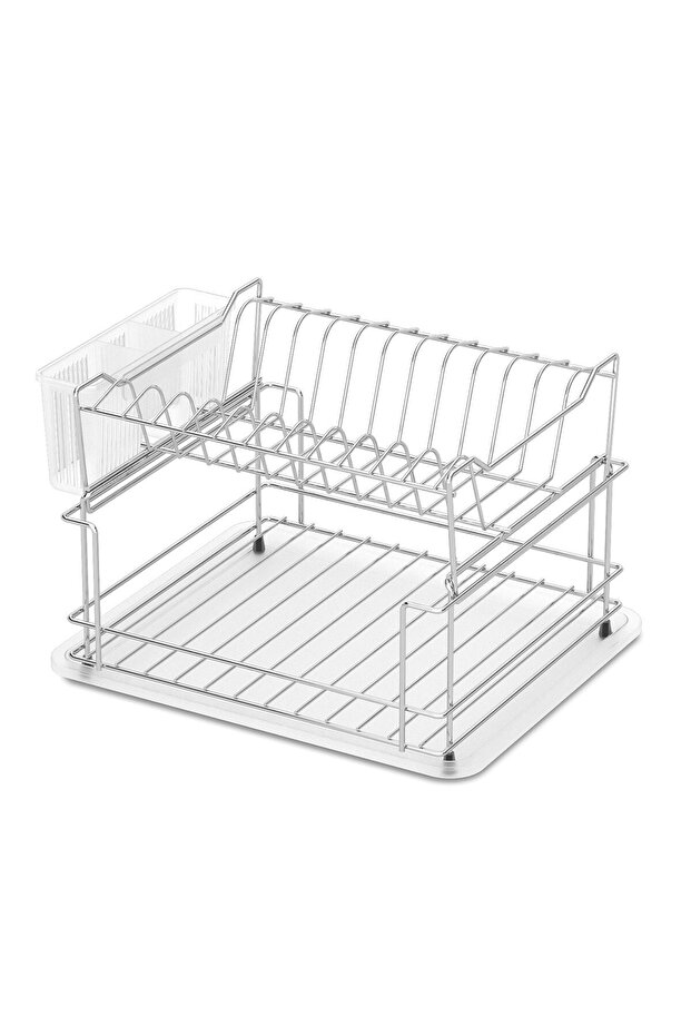 İKİ KATLI MODÜLER TABAKLIK BULAŞIKLIK KROM KB010 - 4