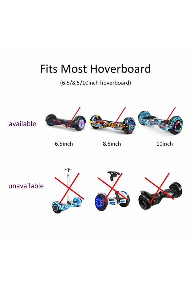 Go Kart 6.5 "8.5" 10 "scooter Hoverboard Için Ayarlanabilir Hover Gokart Kırmızı - 3