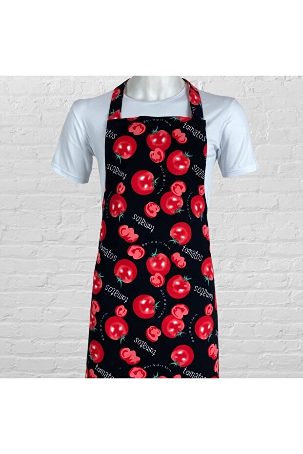 مريلة مطبخ منقوشة بالطماطم - 2