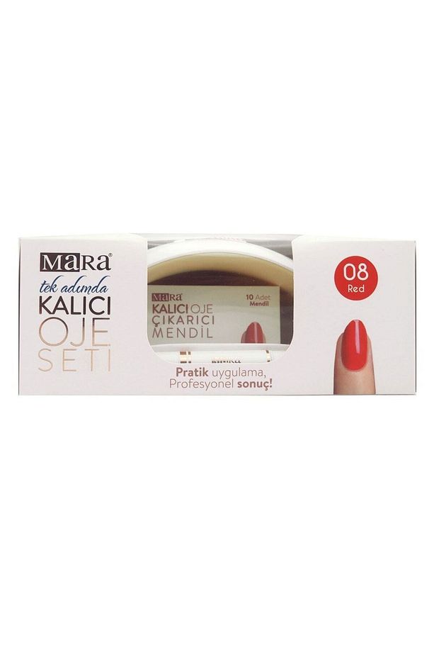 Kalıcı Oje Seti / Red 08 - 2