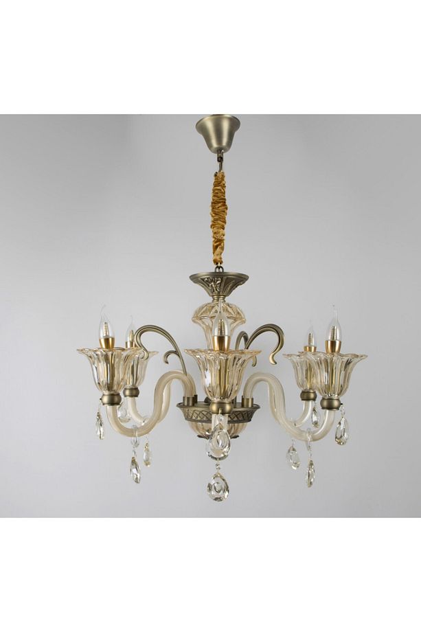 Avize Oturma Ve Salon, Odası,cam Kol 6 Li - 2