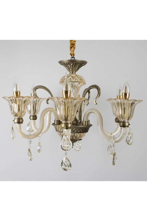 Avize Oturma Ve Salon, Odası,cam Kol 6 Li - 4