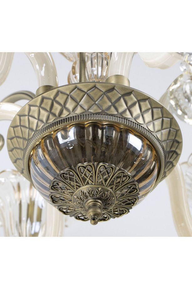Avize Oturma Ve Salon, Odası,cam Kol 6 Li - 8