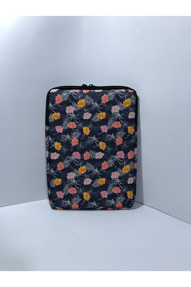 14 Inç Kot Görünümlü Çiçek Desenli Macbook/laptop/notebook/tablet Kılıfı - 4