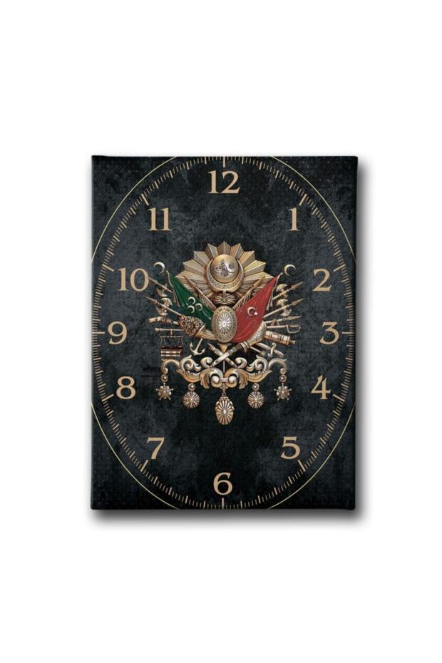 Osmanlı Arması Saatli Tablo - 1
