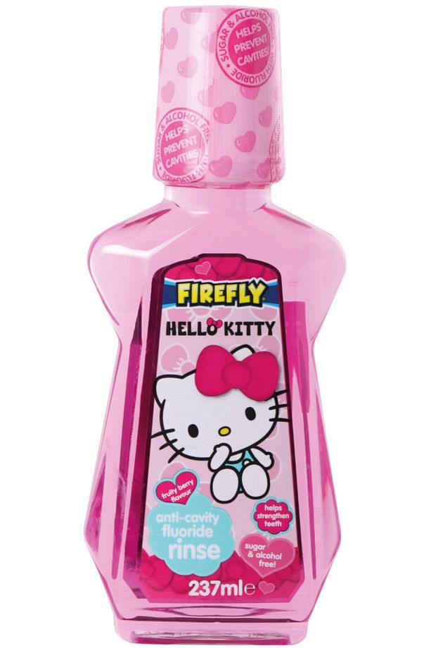 Hello Kitty Ağız Çalkalama Suyu 237 Ml/Rocs Diş Macunu/Kapaklı Diş Fırçası/Hello Kitty Bakım Seti - 2