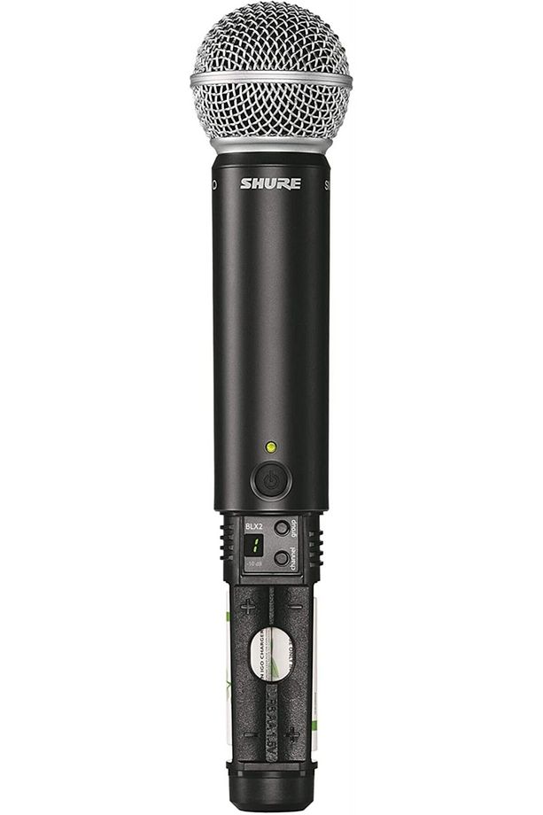 Blx288e/sm58 Kablosuz Çift El Mikrofon Seti - 3