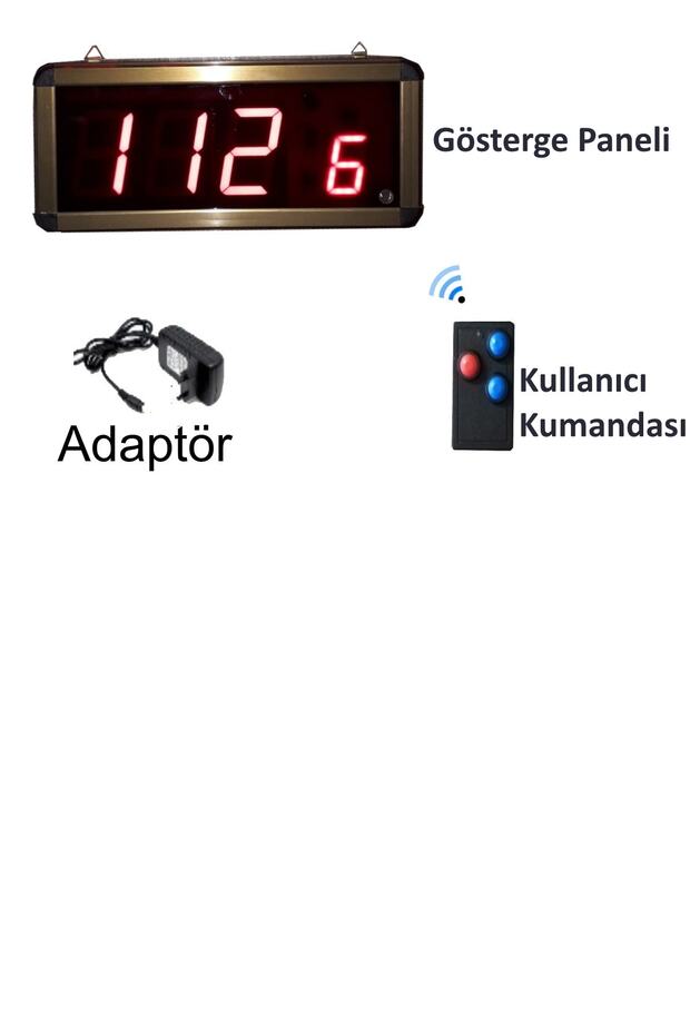 Kablosuz Tek Kullanıcılı Sıramatik Seti - 1