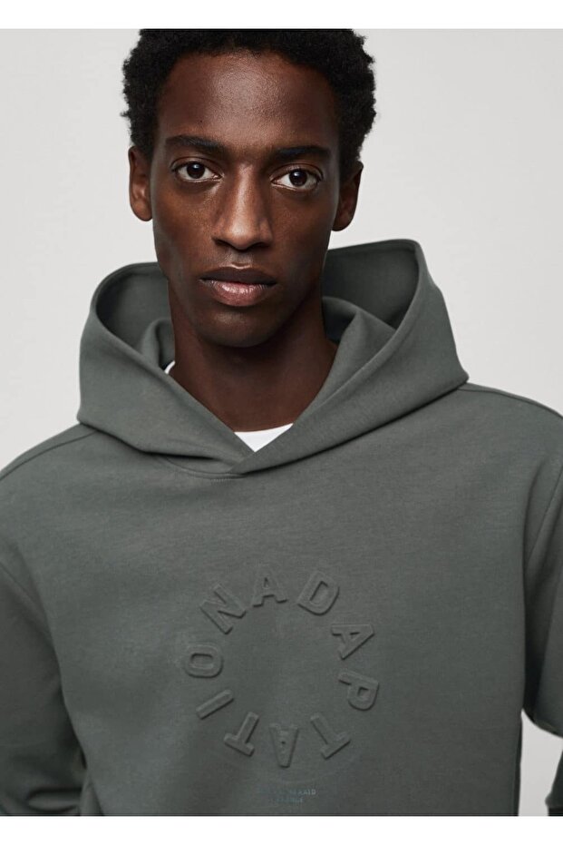 Teknik kumaşlı kapüşonlu - 6