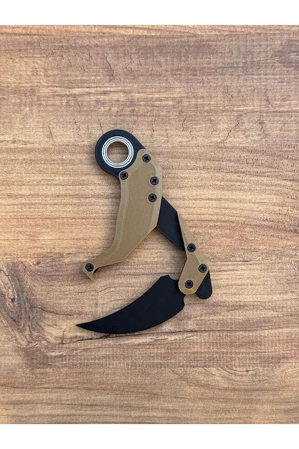 Gravity Karambit, Plastik - Siyah Altın (Rulmanlı) - 5