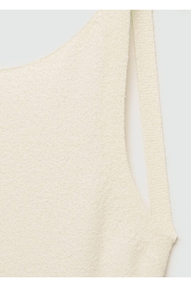 Sırtı açık triko elbise - 5