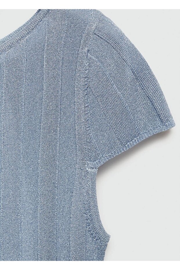 Lureks arkası açık bluz - 6