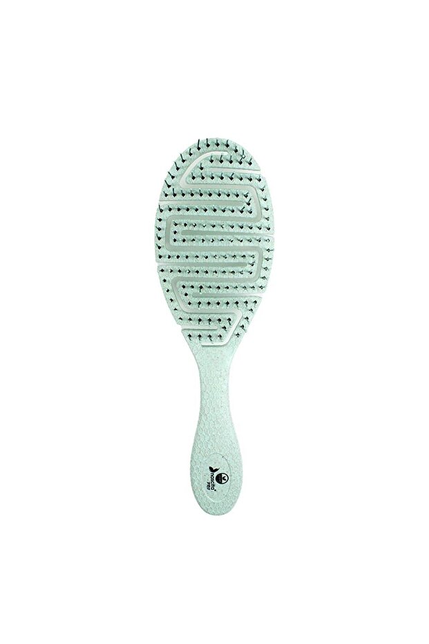 Three Dimensional Hair Brush Vegan Mint Green 5846