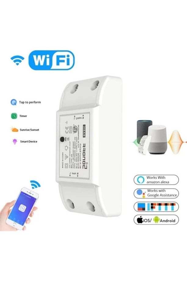 Basic R2- (2 Adet) Wifi Akıllı Ev Rölesi - 3
