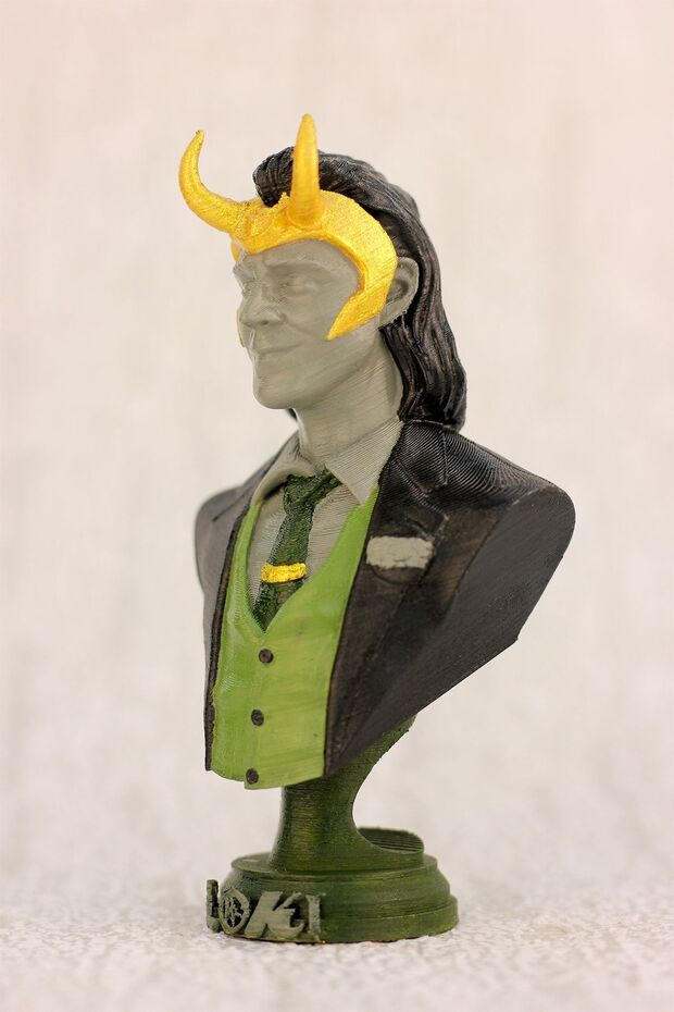 Marvel Comics Loki Figürü Büst 11 cm - 3