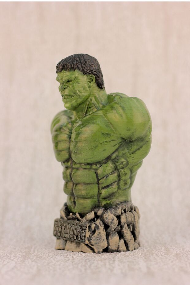 Marvel Comics Hulk Figürü Büst 10cm - 2