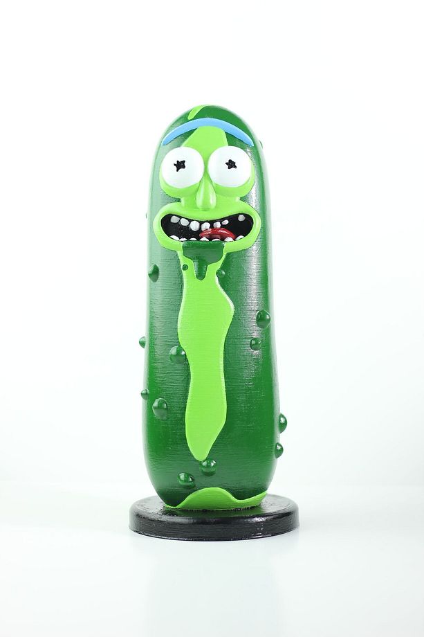 Pickle Rick Turşu Rick and Morty Figürü - 12 Cm - 1