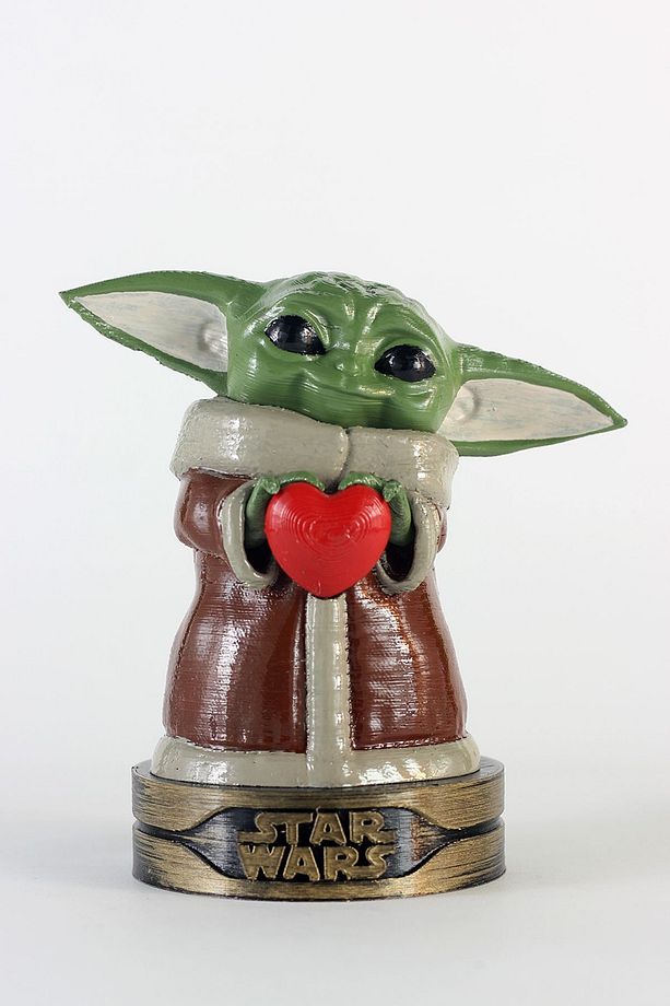 Baby Yoda Grogu Seti 2'li / Kalpli Baby Yoda&Grogu Star Wars - 5