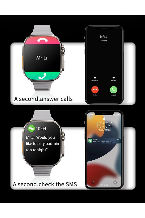 DTI ULTRA 7 ın STRAP SMART 7 in 1 WATCH - 4