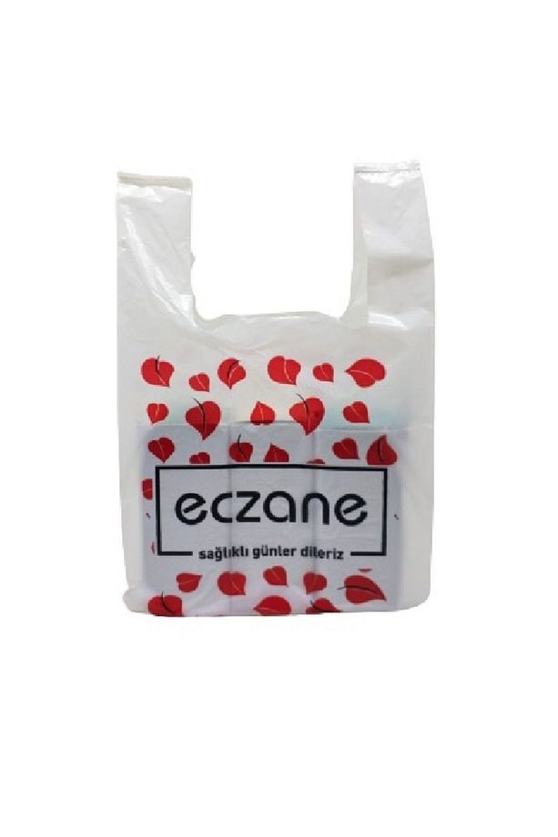 Eczane Poşeti Bio Küçük Atlet 750 Adet 22+7+7x40cm - 2