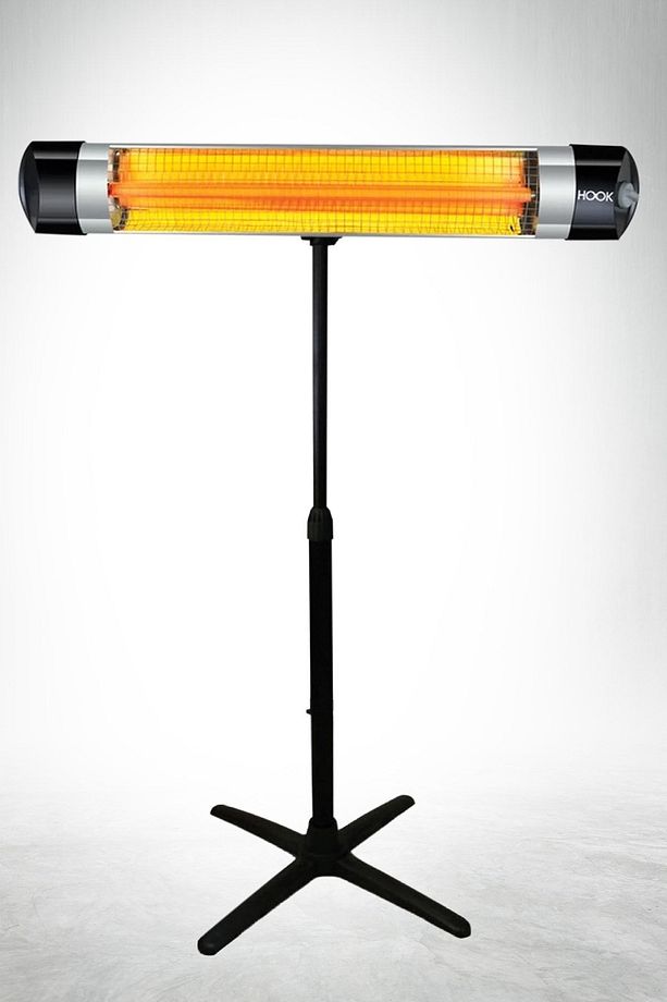 Elektrikli Isıtıcı Soba Infrared 2000w ve Lüx Alüminyum Çelik Stand Isıtıcı Ayak Mt150 - 1