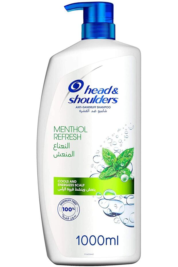 Anti-Dandruff Shampoo | Menthol Refresh | 1000 ml | Family Size