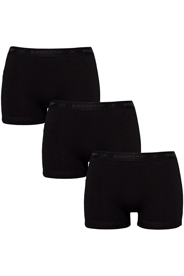 Cotton Women's Boxer Shorts 3 Piece
