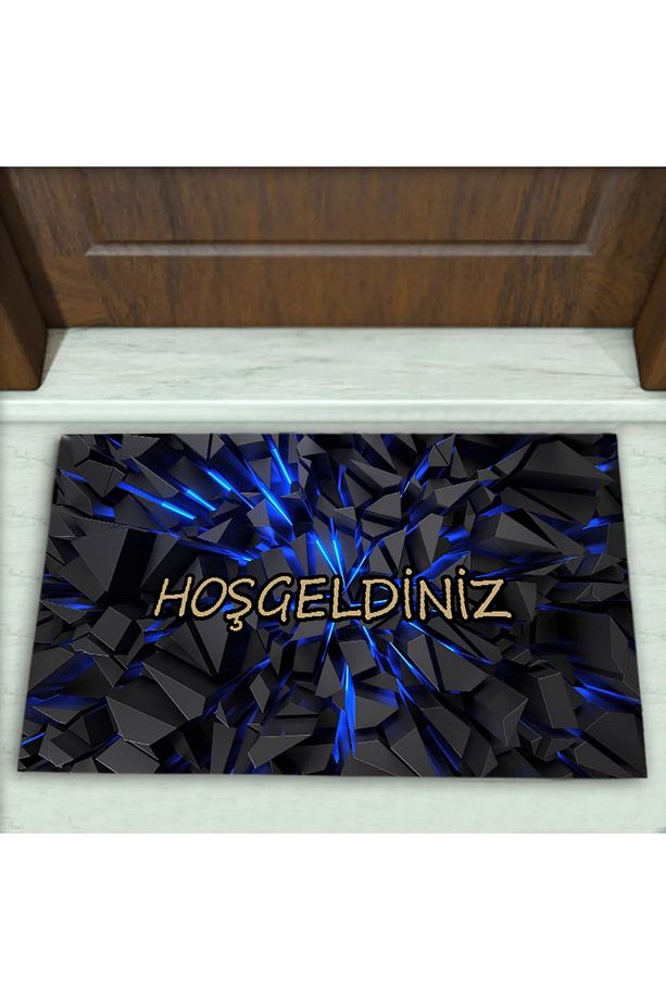 Üç Boyutlu (3D) Desenli Dekoratif Kapı Önü Paspası No: 1748 - 1