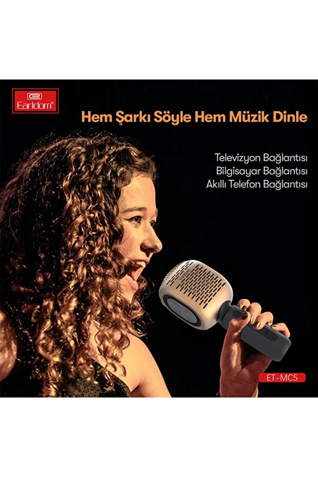 MC5 Karaoke Mikrofon - Gold - 6