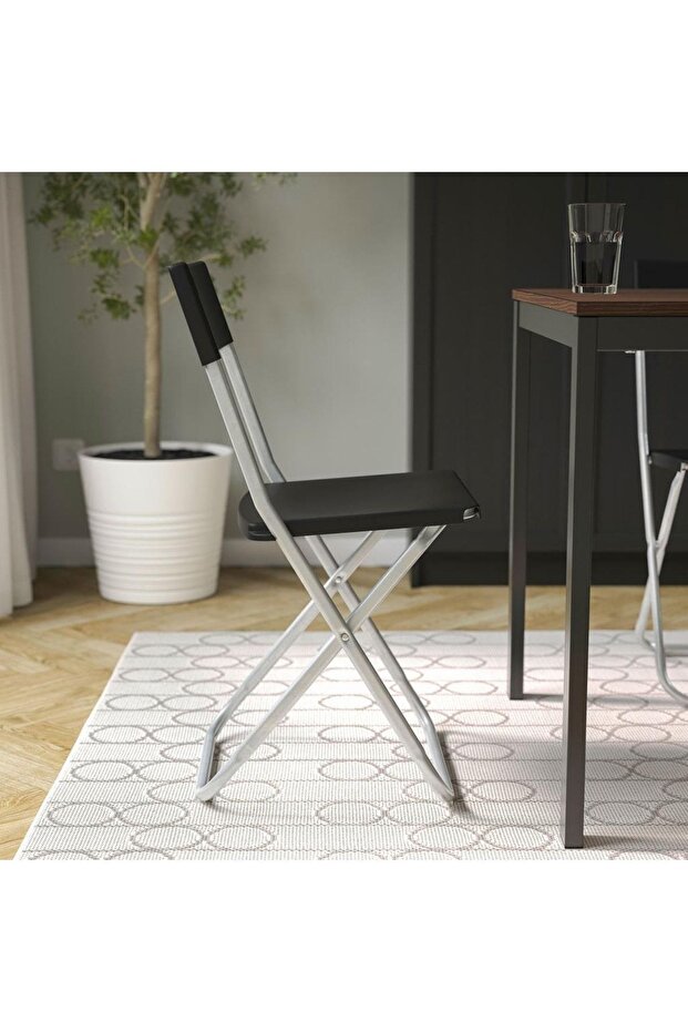 Gunde Katlanır Sandalye - Siyah - 4