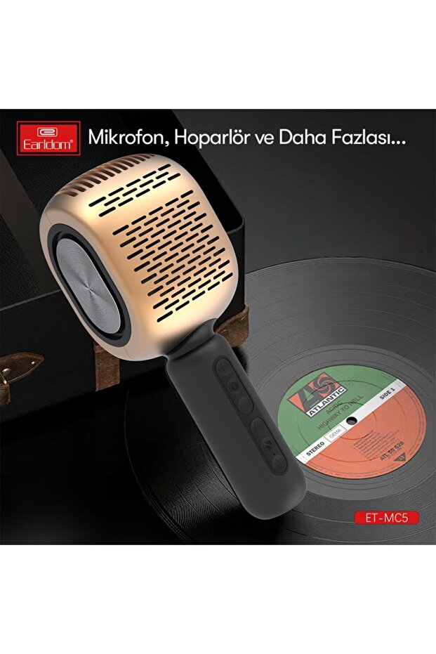 MC5 Karaoke Mikrofon - Gold - 7