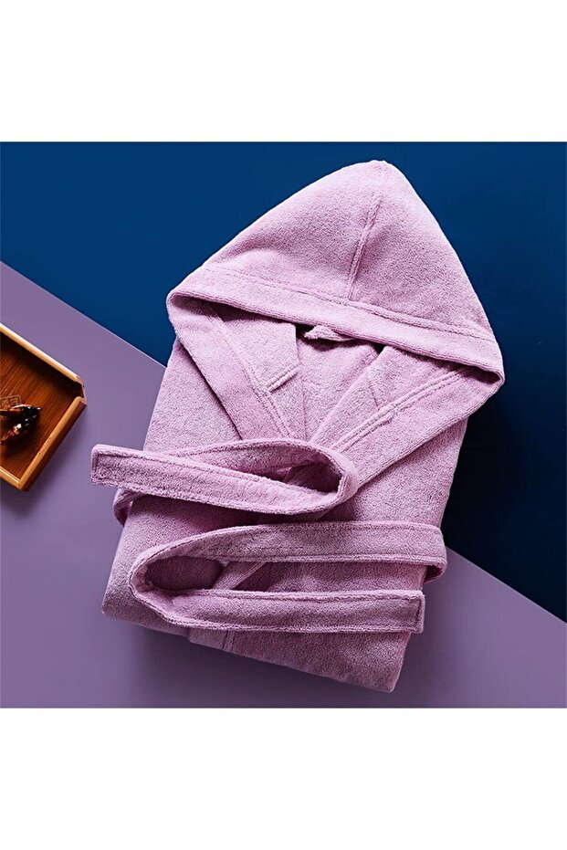 Kapşonlu Bornoz - 1