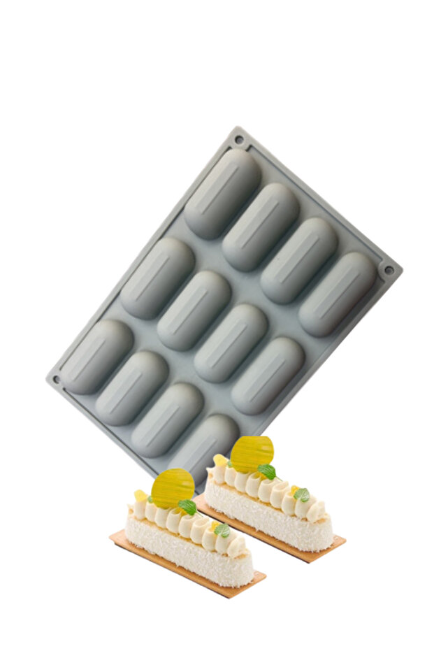 Platinum Silicone Baton Cake - Mold