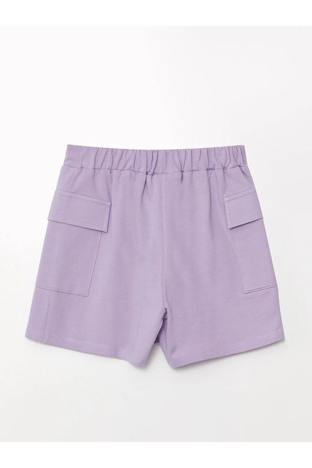 LCW Kids Beli Lastikli Kız Çocuk Şort Etek - 2