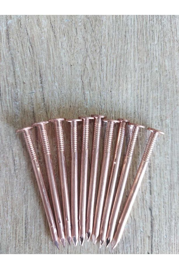 BAKIR ÇİVİ 10 ADET 3 mm X 55 mm (+-5) %100 BAKIR - 1