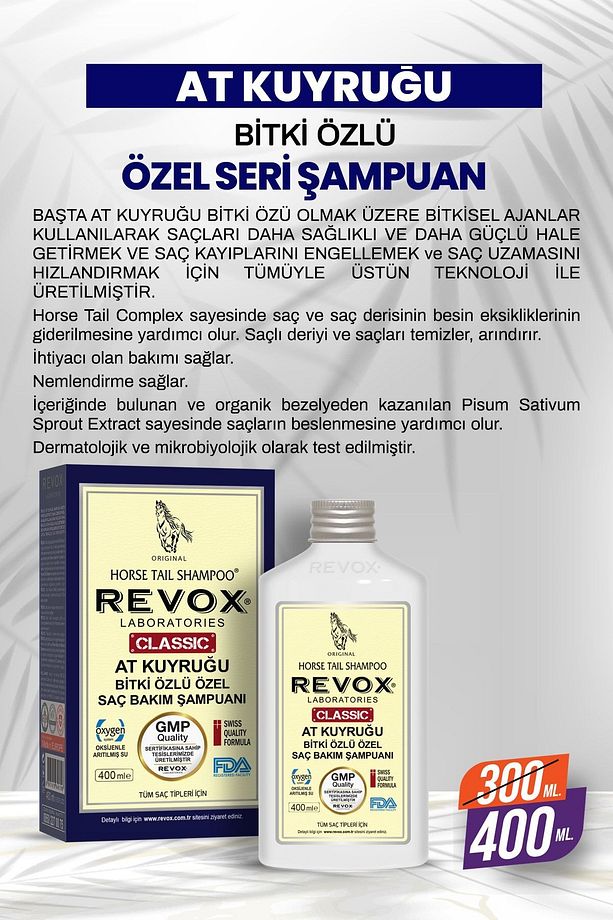 Saç Dökülmesini Engelleyen At Kuyruğu Bitki Özlü Şampuan 400 Ml 2 Adet - 4