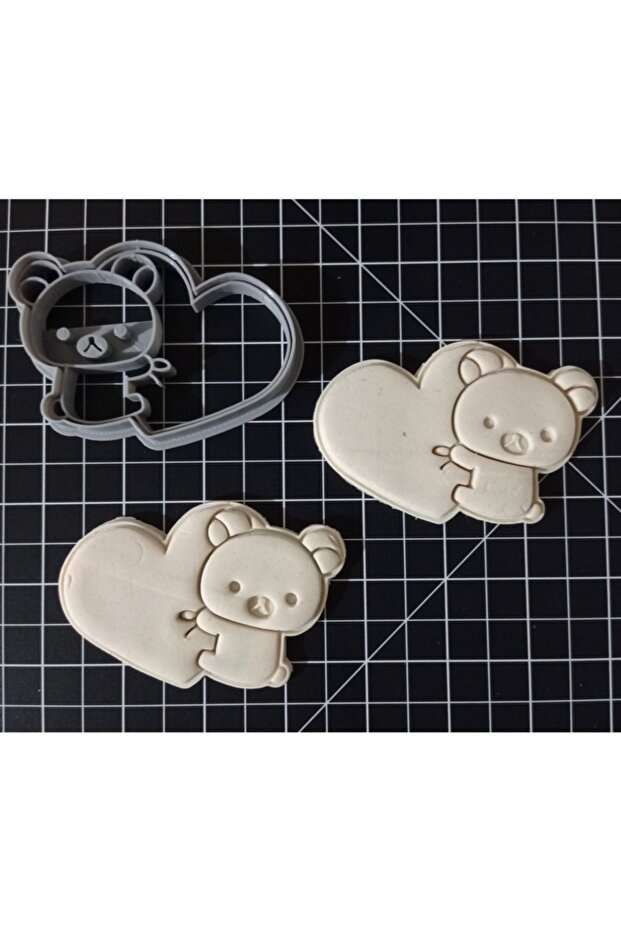 قالب كوكي على شكل قلب الدب - 1