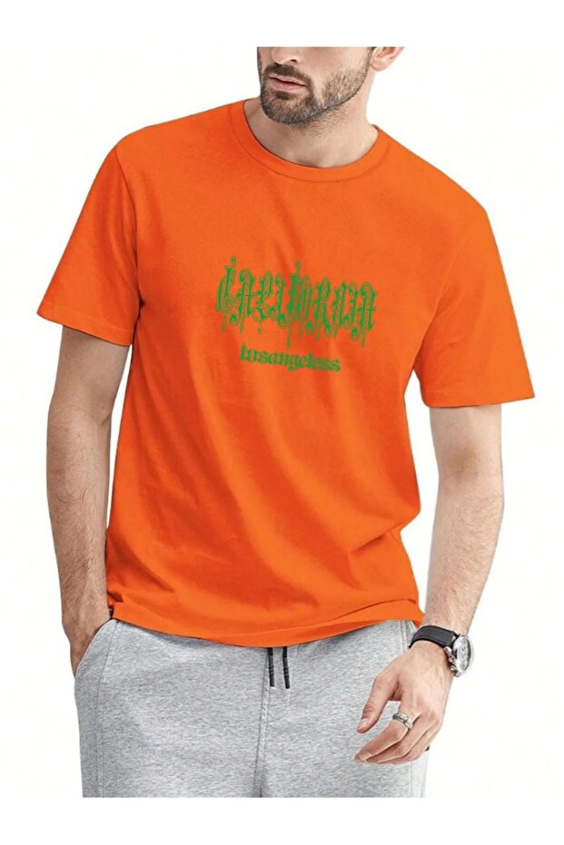 Unisex California Los Angeles Printed Oversized t-shirt