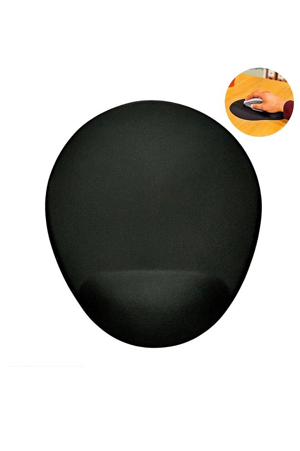 2'li Bilek Destekli Mouse ve Klavye Pedi Seti - Kaymaz Mousepad ve Klavye Desteği Seti - Fare Pedi - 3
