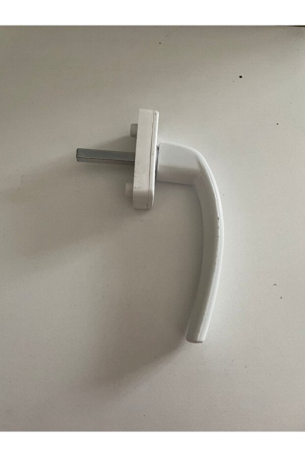 مقبض نافذة بلاستيكي أبيض - 1