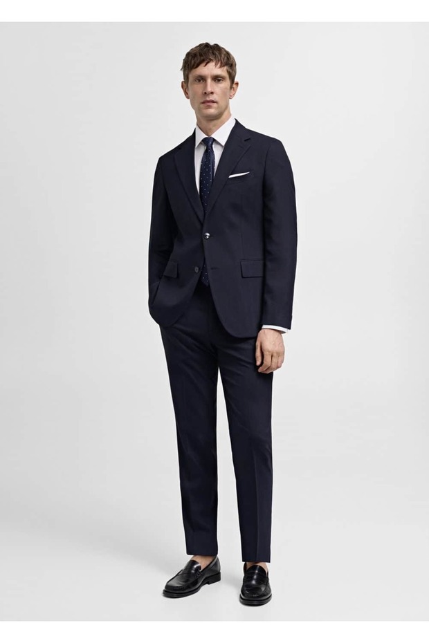 Spodnie Slim Fit Cool Wool Set - 2