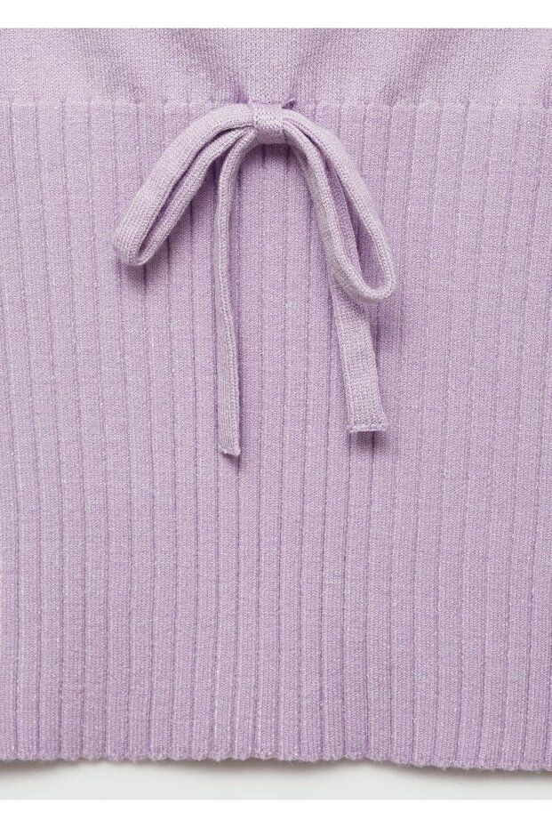 Triko cropped bluz - 5