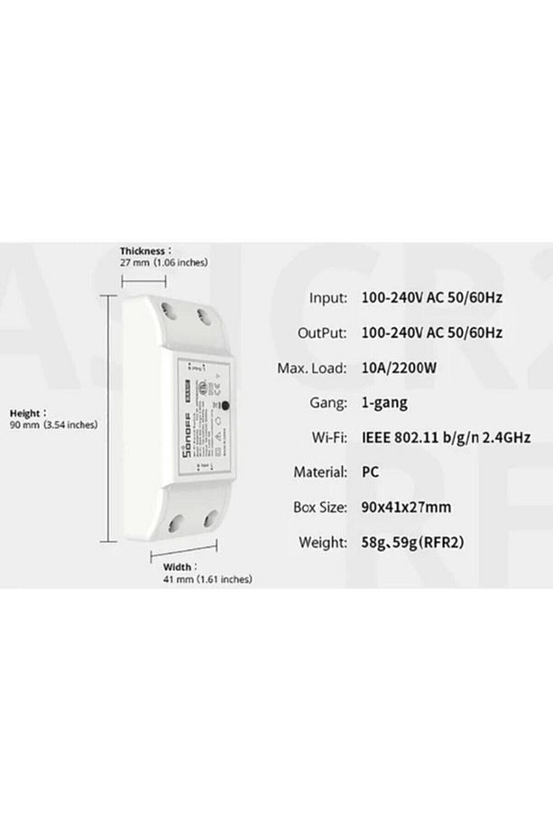 Basic R2- (2 Adet) Wifi Akıllı Ev Rölesi - 4
