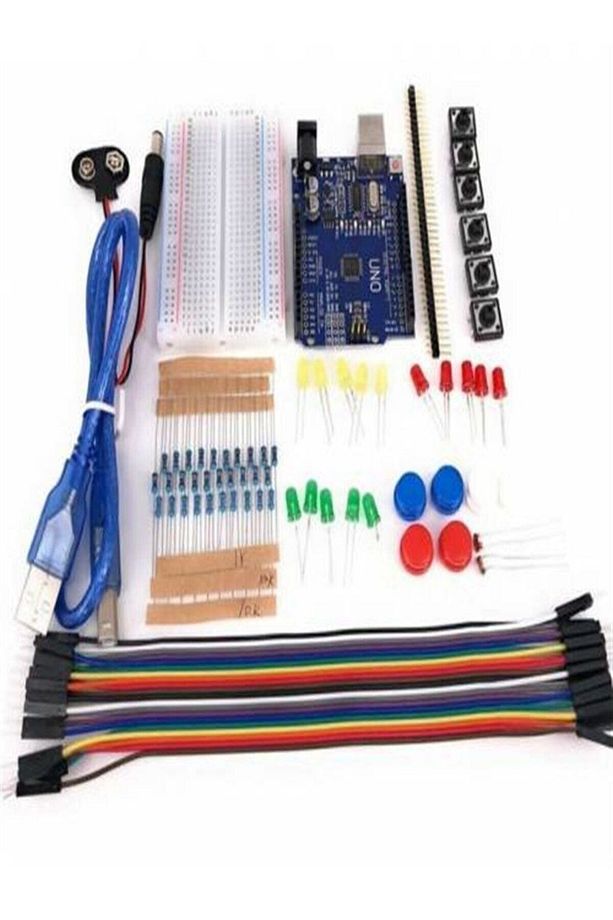 Arduino Uno R3 Klon Mini Başlangıç Kiti - 1