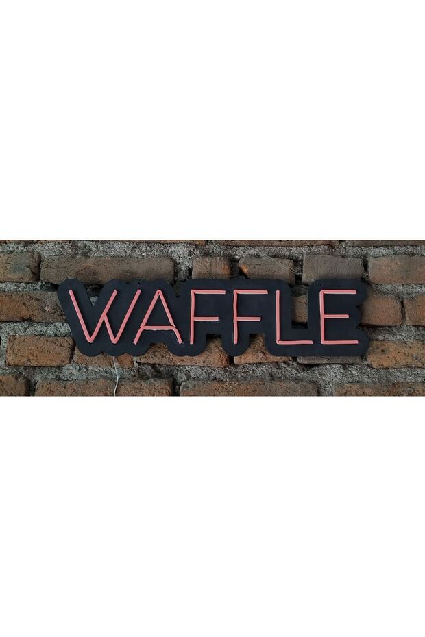 WAFFLE NEON LED DUVAR AYDINLATMASI - 2