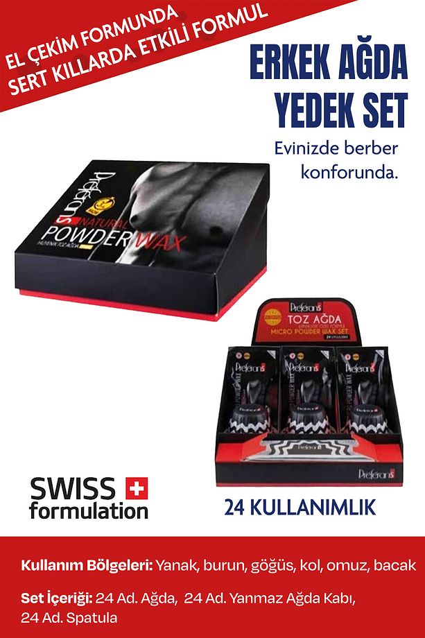 Smoothly Erkek Kulak - Burun - Yüz Tablet Erkek Berber Ağdası Seti - 1