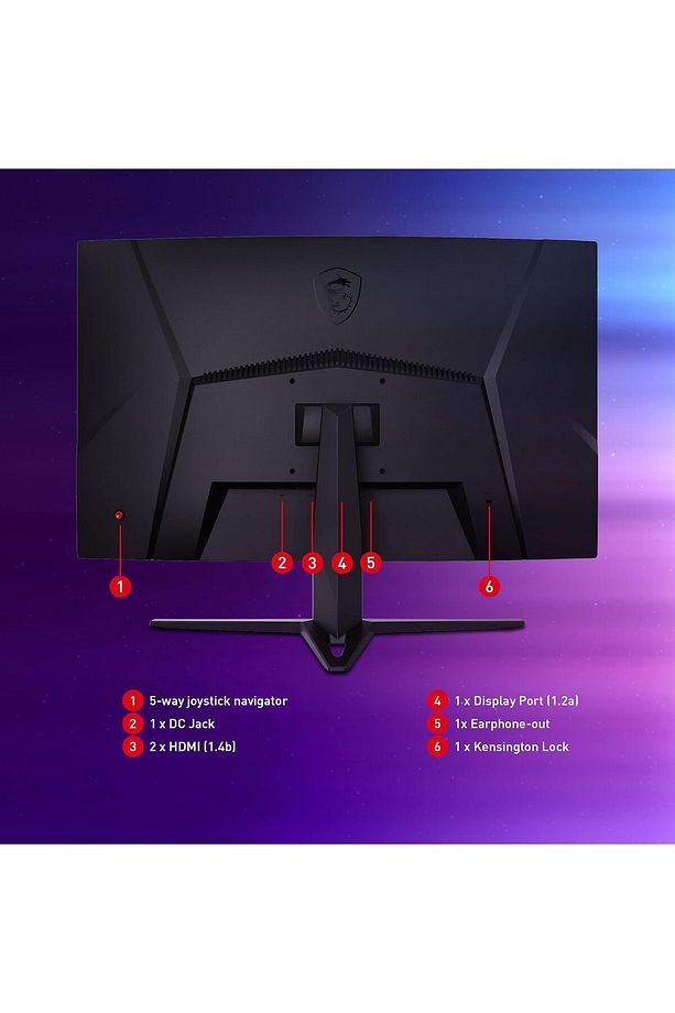 27'' G27C4 E2 Curved 1500R VA 1920X1080 (FHD) 16:9 170HZ 1MS Freesync Premium Gaming Monitor - 1