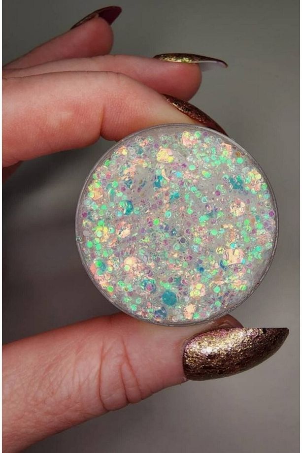 Kremsi Jel Parlak Glitter Simli Far - 6