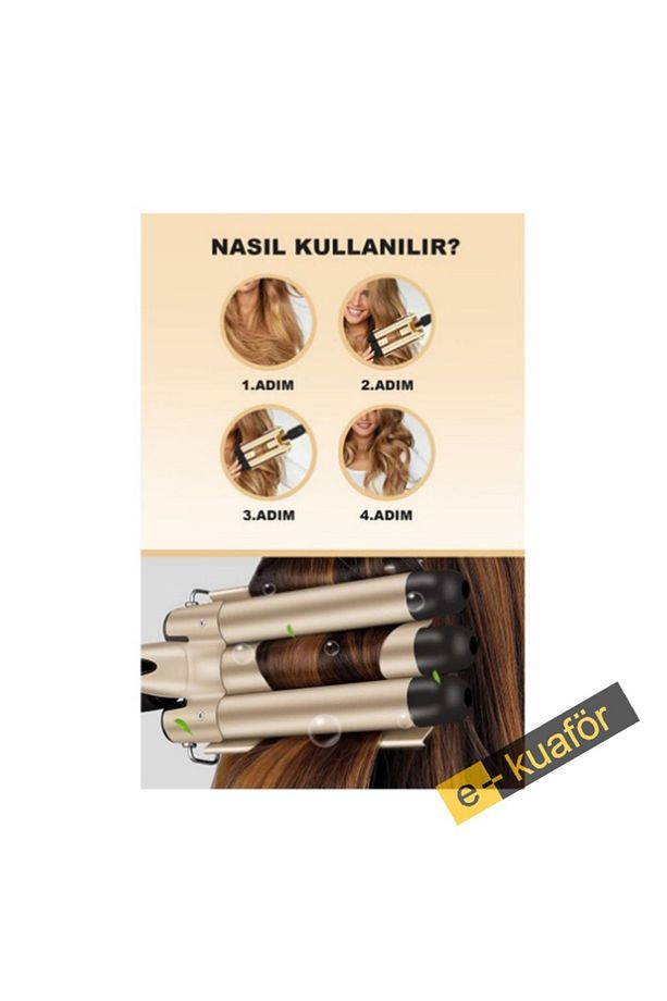 DEMPOWER DP-46 PROFESYONEL SERAMİK SU DALGASI SAÇ ŞEKİLLENDİRİCİ - 5