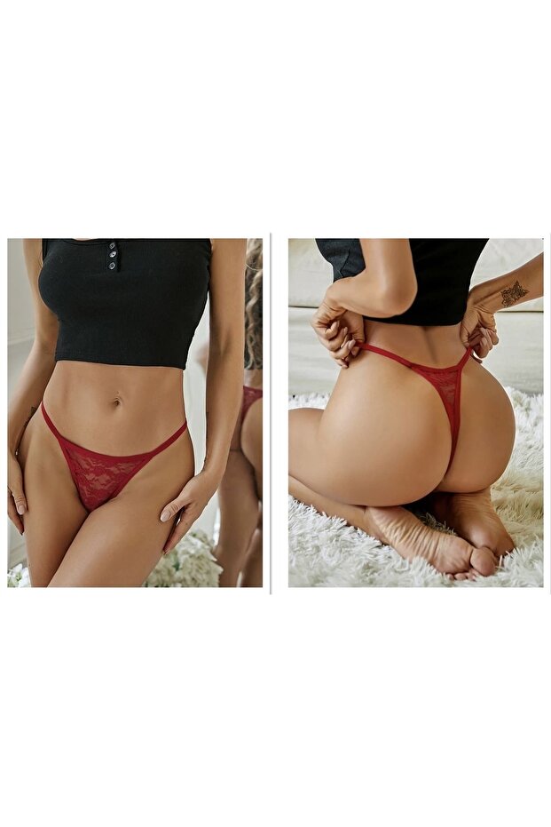 Dantel Seksi String , Tanga - 1